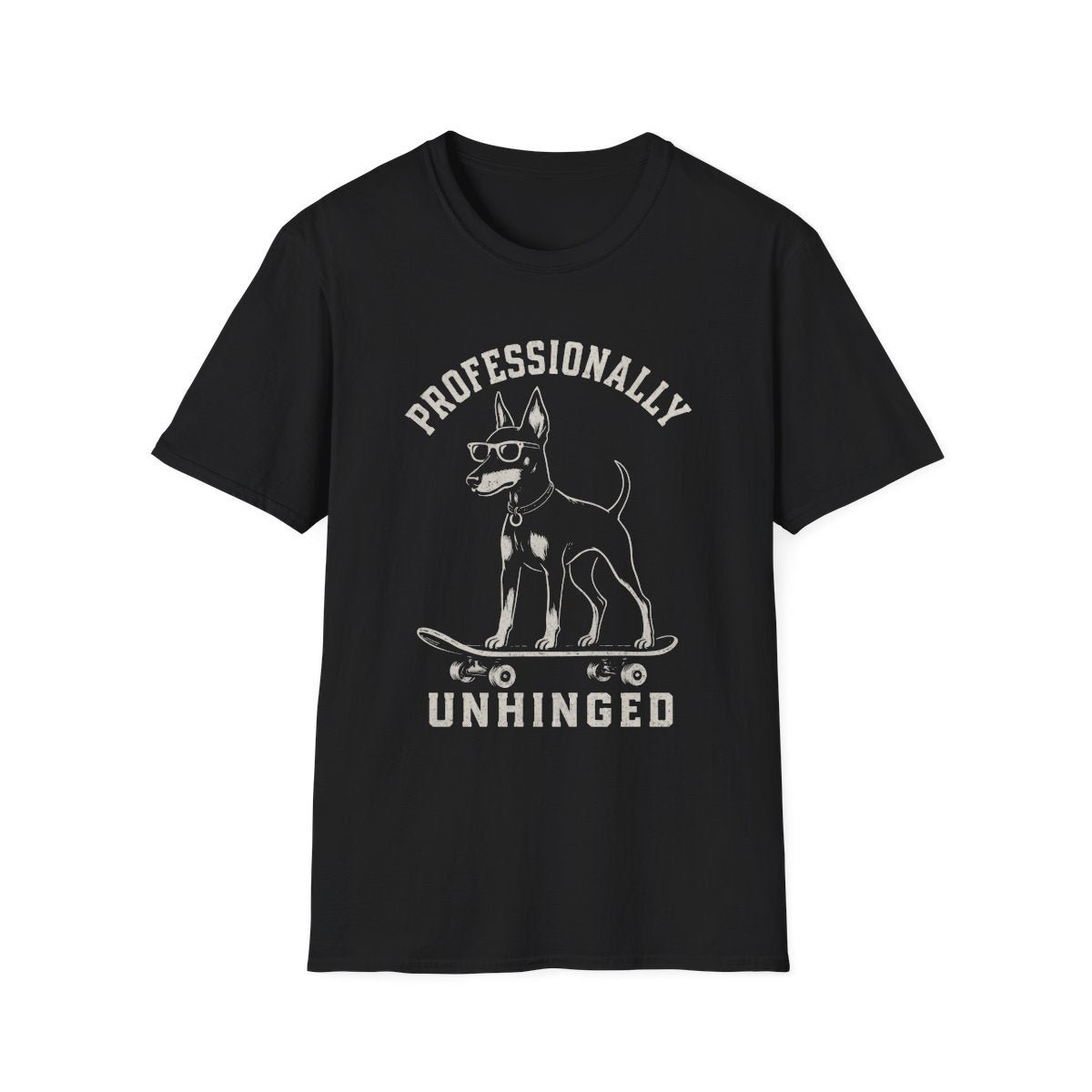 Skateboard Manchester Terrier Tee - Black