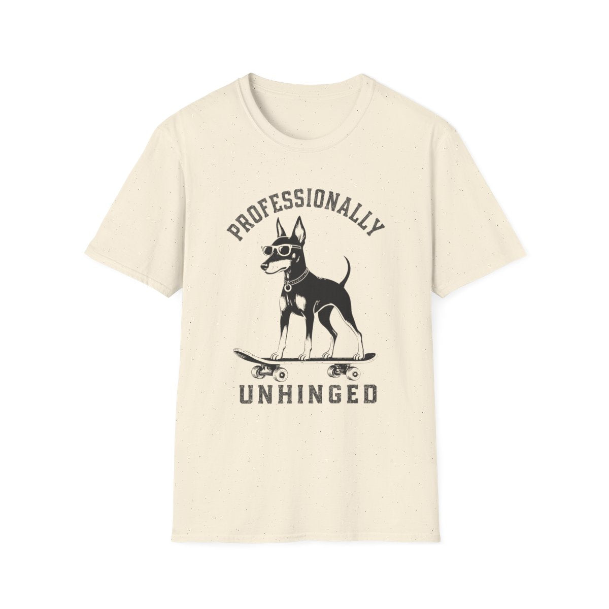 Skateboard Manchester Terrier Tee - Natural