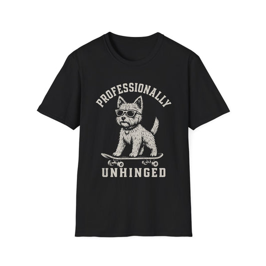 Skateboard Norwich Terrier Tee - Black
