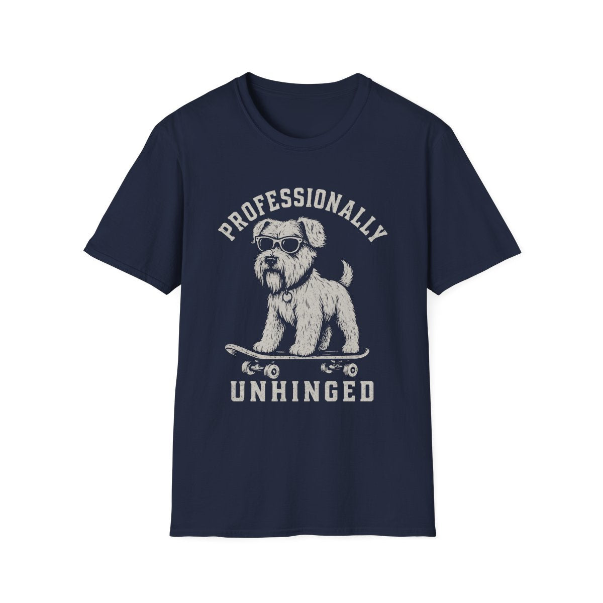 Skateboard Sealyham Terrier Tee - Navy