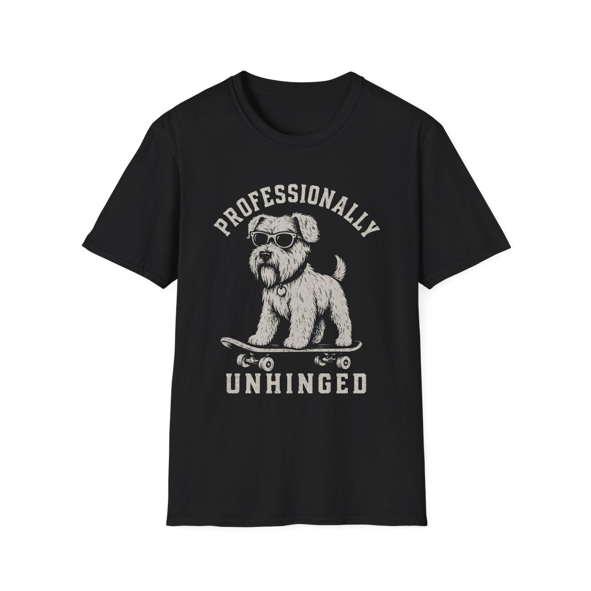 Skateboard Sealyham Terrier Tee - Black