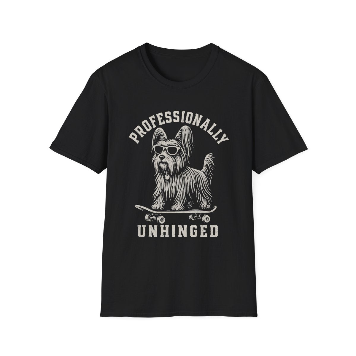Skateboard Skye Terrier Tee - Black