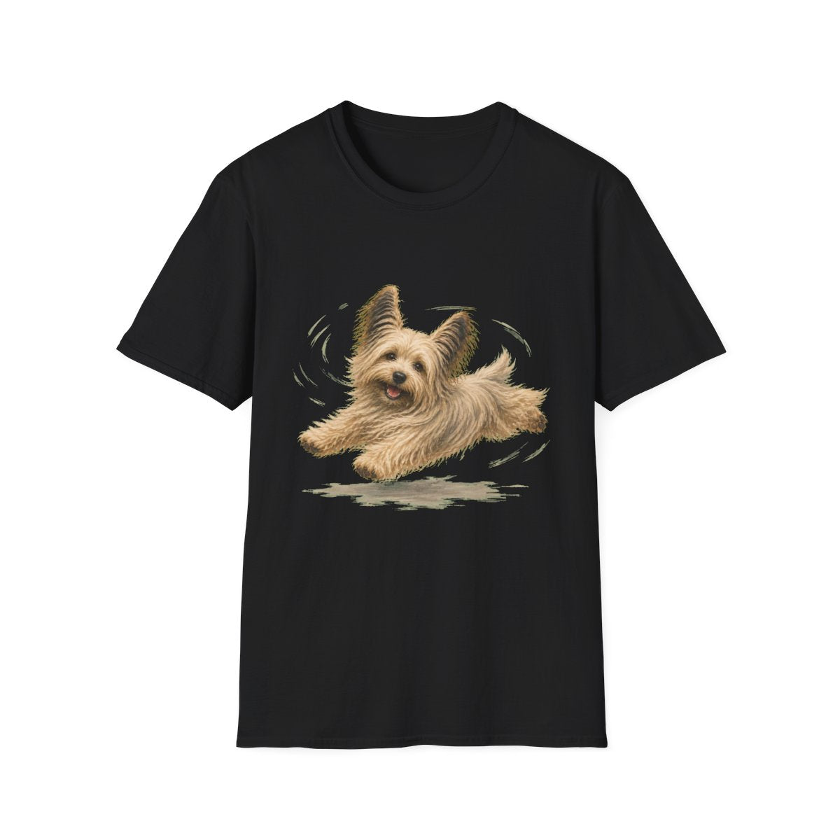 Skye Terrier Certified Zoomies Champion Tee - Black