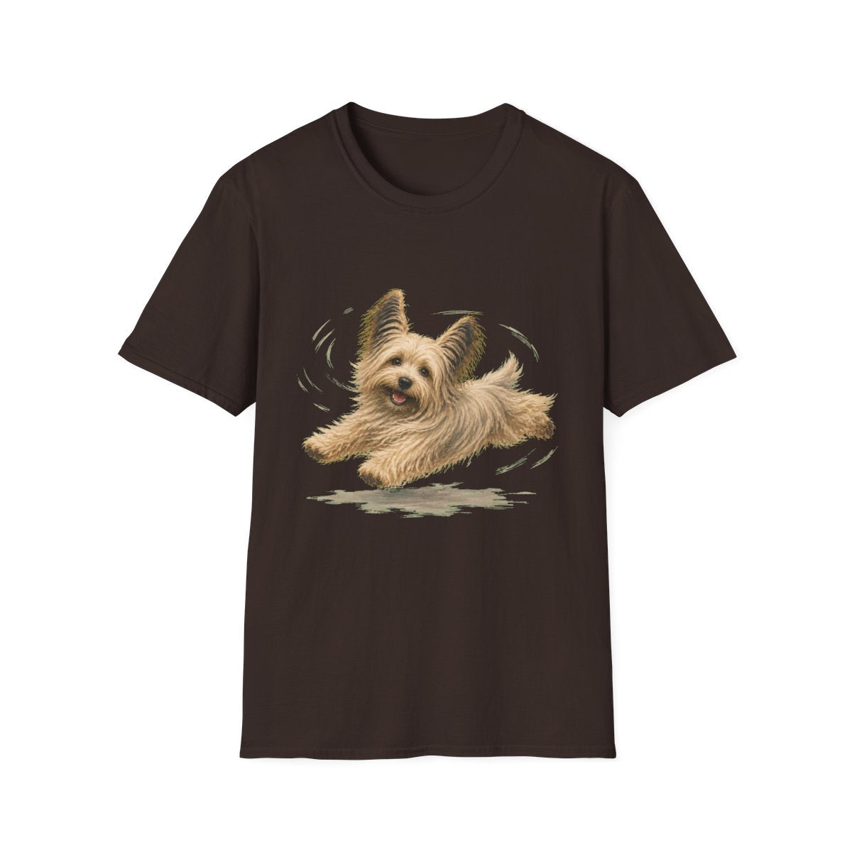 Skye Terrier Certified Zoomies Champion Tee - Dark Chocolate