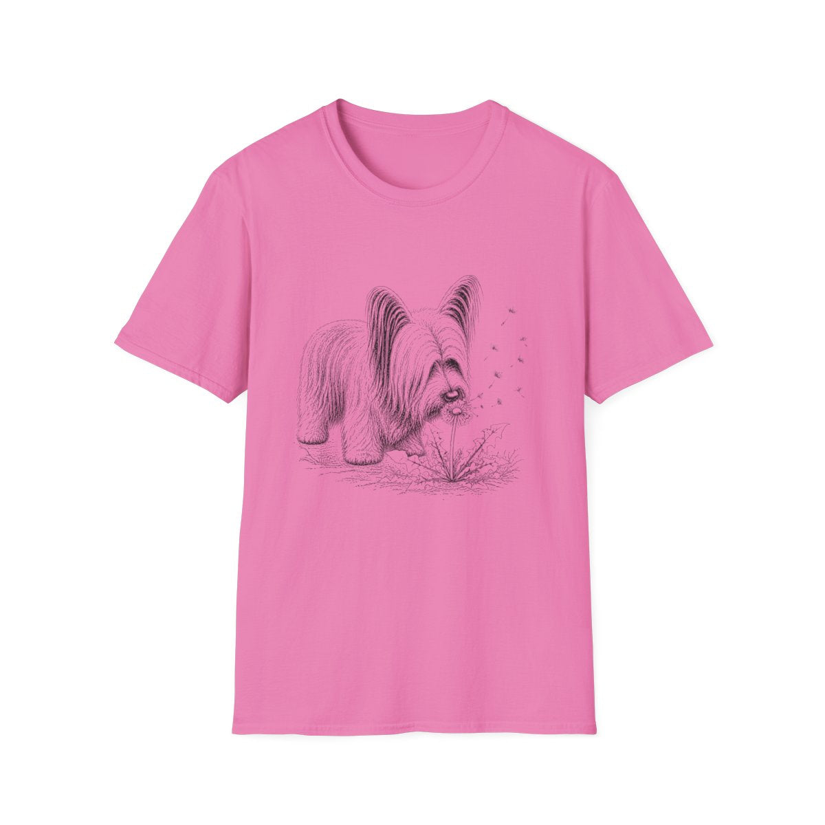 Skye Terrier Make A Wish Tee - Azalea