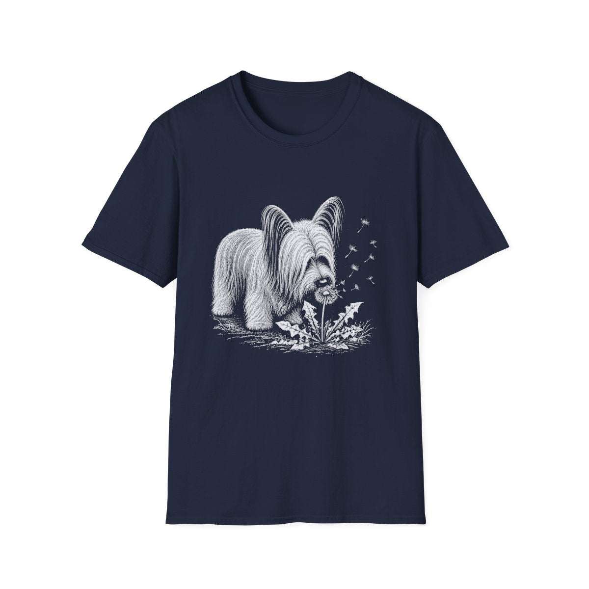 Skye Terrier Make A Wish Tee - Navy
