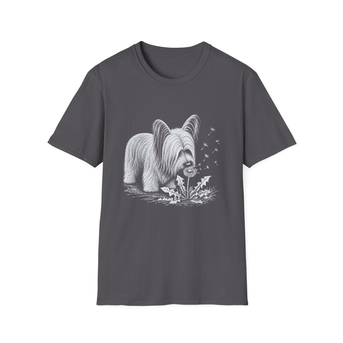 Skye Terrier Make A Wish Tee - Charcoal