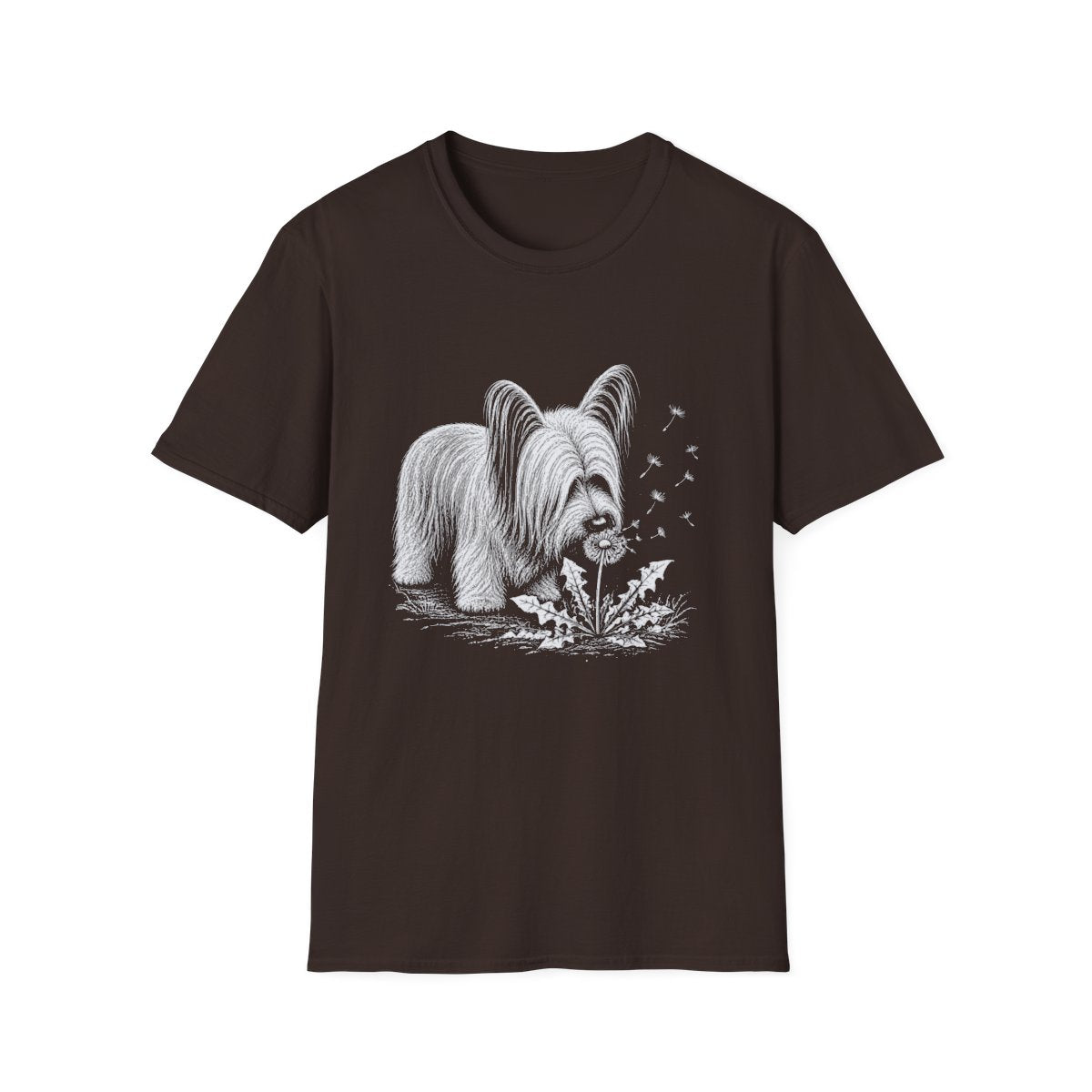 Skye Terrier Make A Wish Tee - Dark Chocolate