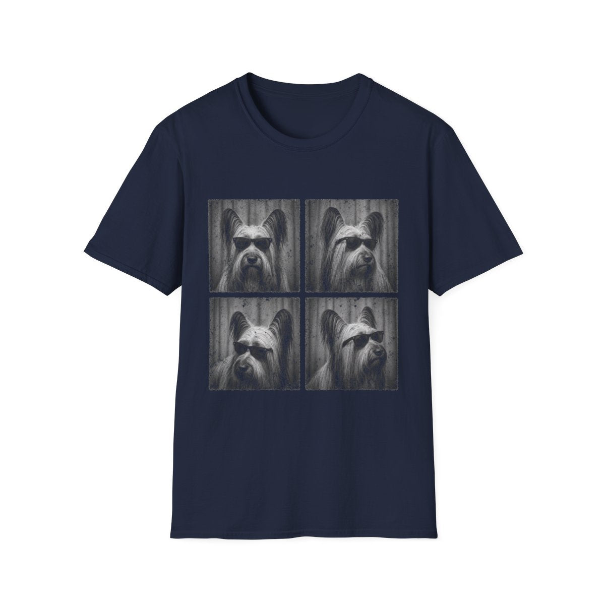 Skye Terrier Photo Booth Tee - Navy