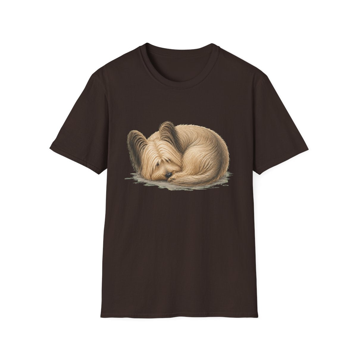 Skye Terrier Rest At Last Tee - Dark Chocolate