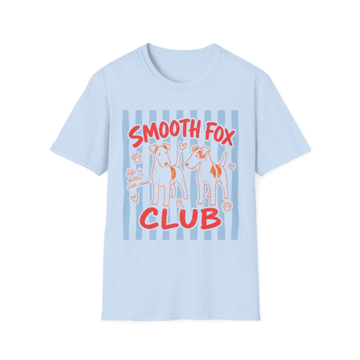 Smooth Fox Club Tee - Light Blue