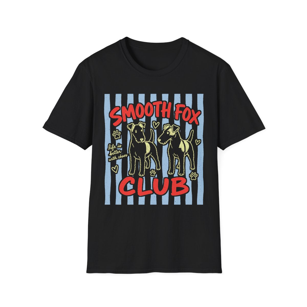 Smooth Fox Club Tee - Black