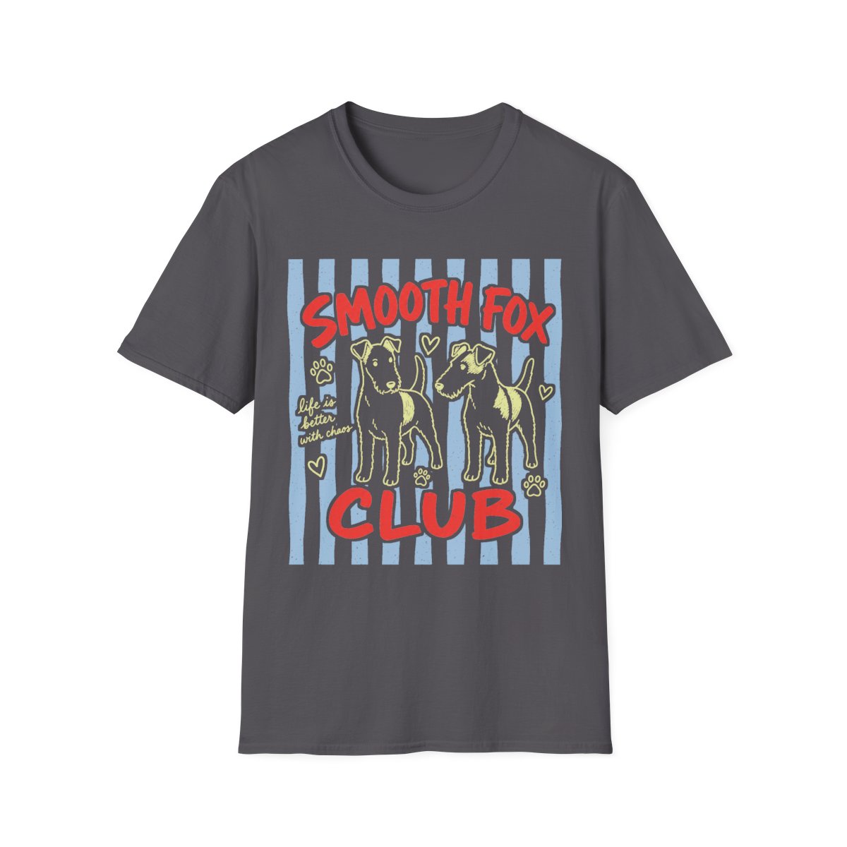 Smooth Fox Club Tee - Charcoal