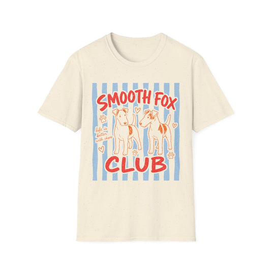 Smooth Fox Club Tee - Natural