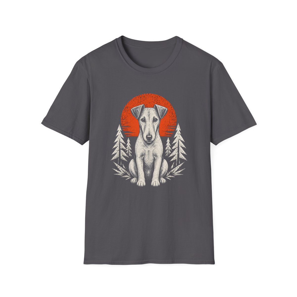 Smooth Fox Terrier Adventure Club Tee - Charcoal