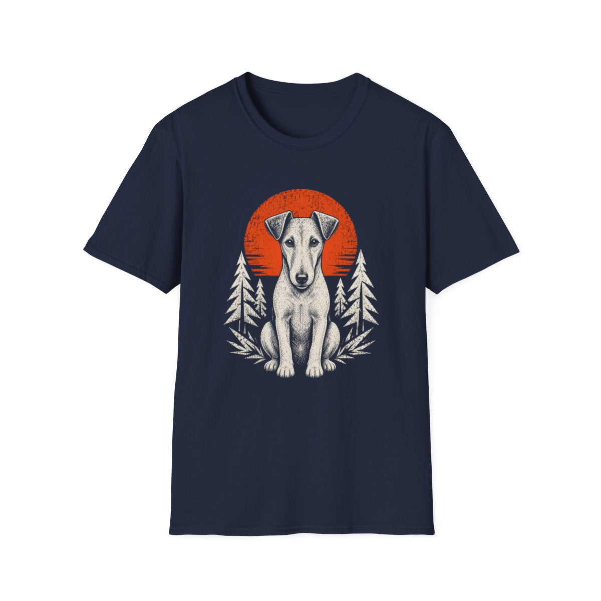 Smooth Fox Terrier Adventure Club Tee - Navy