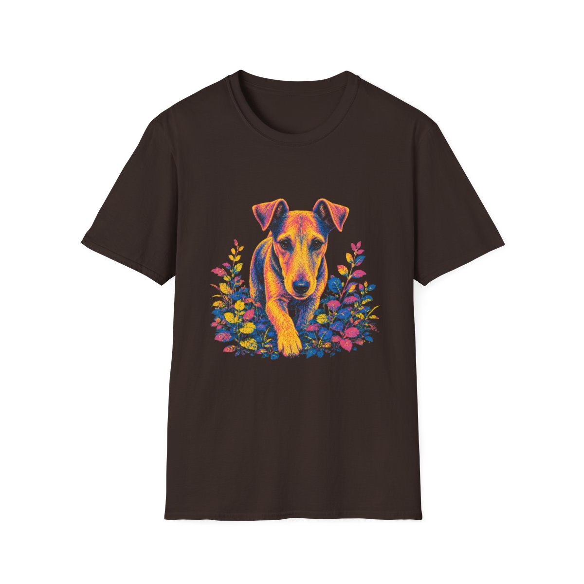 Smooth Fox Terrier Bold Spirit Tee - Dark Chocolate