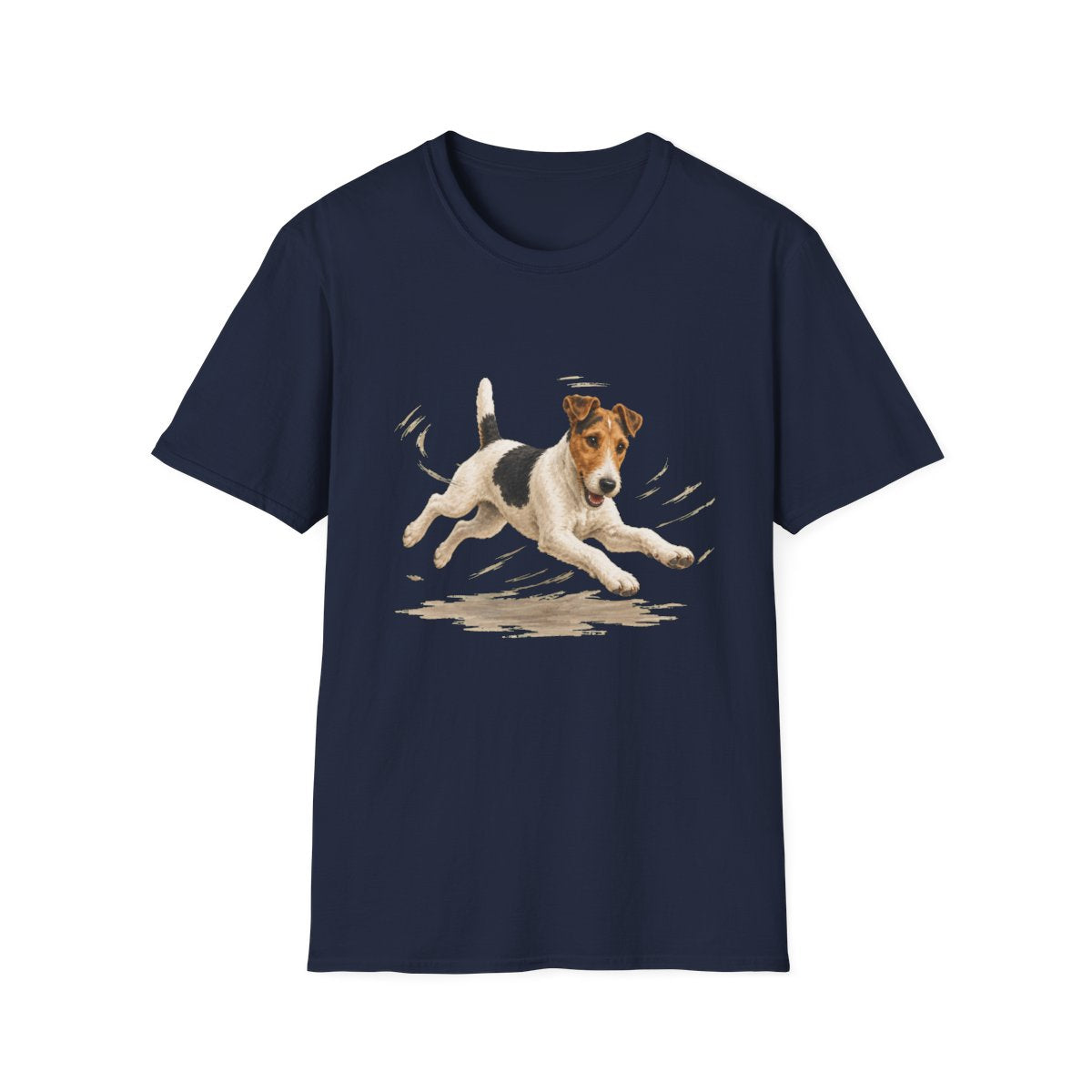 Smooth Fox Terrier Certified Zoomies Champion Tee - Navy