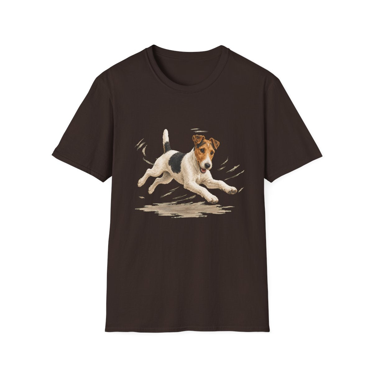 Smooth Fox Terrier Certified Zoomies Champion Tee - Dark Chocolate