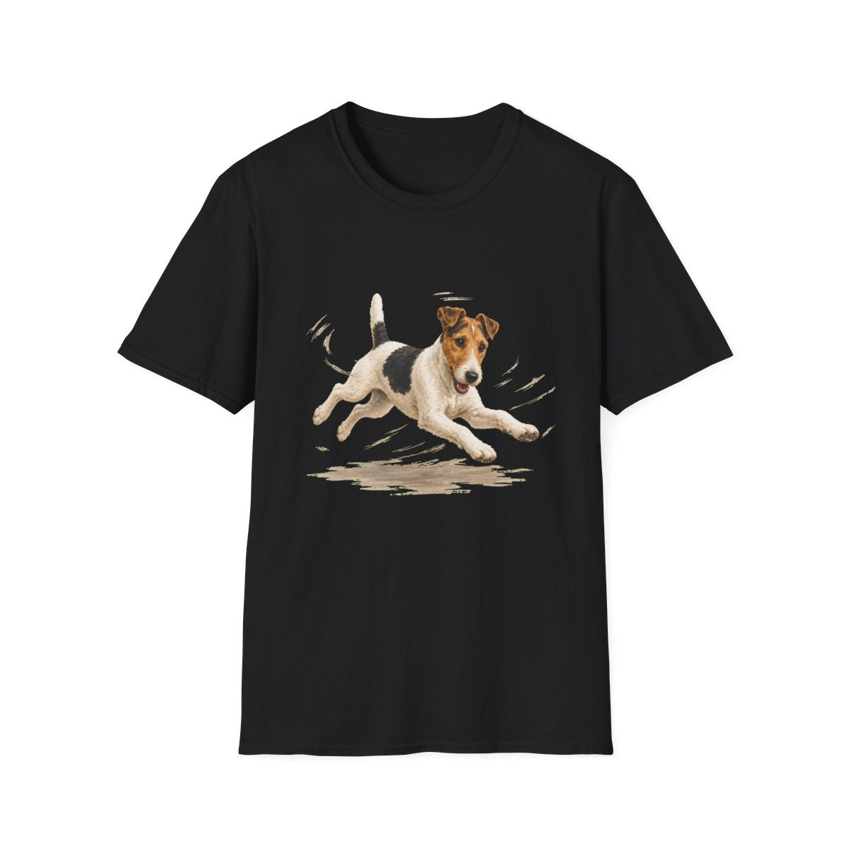 Smooth Fox Terrier Certified Zoomies Champion Tee - Black