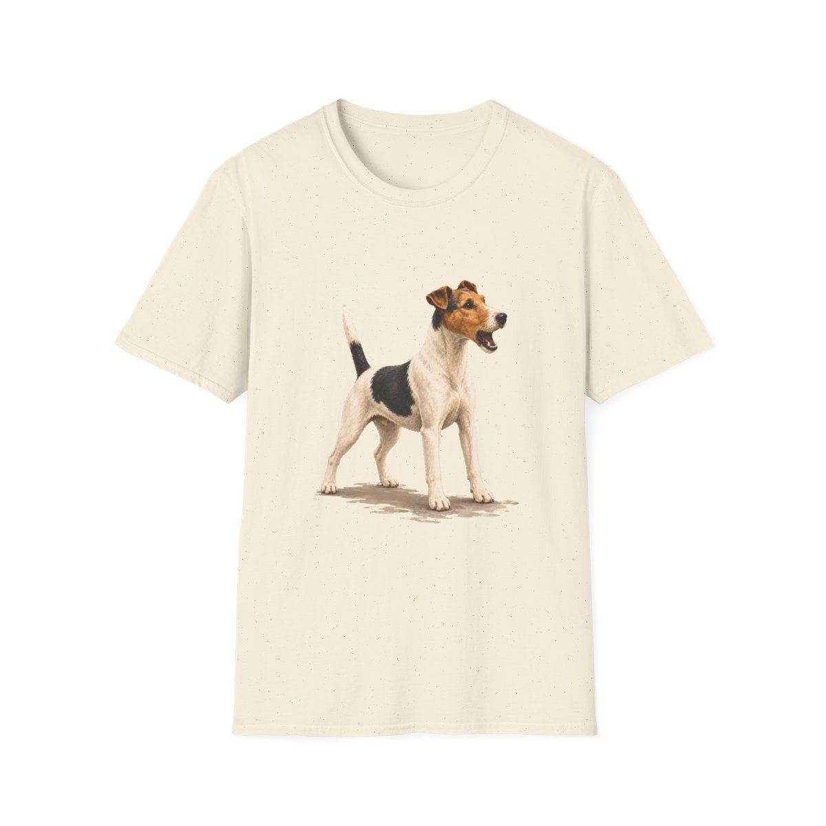 Smooth Fox Terrier Head Of Security Tee - Natural