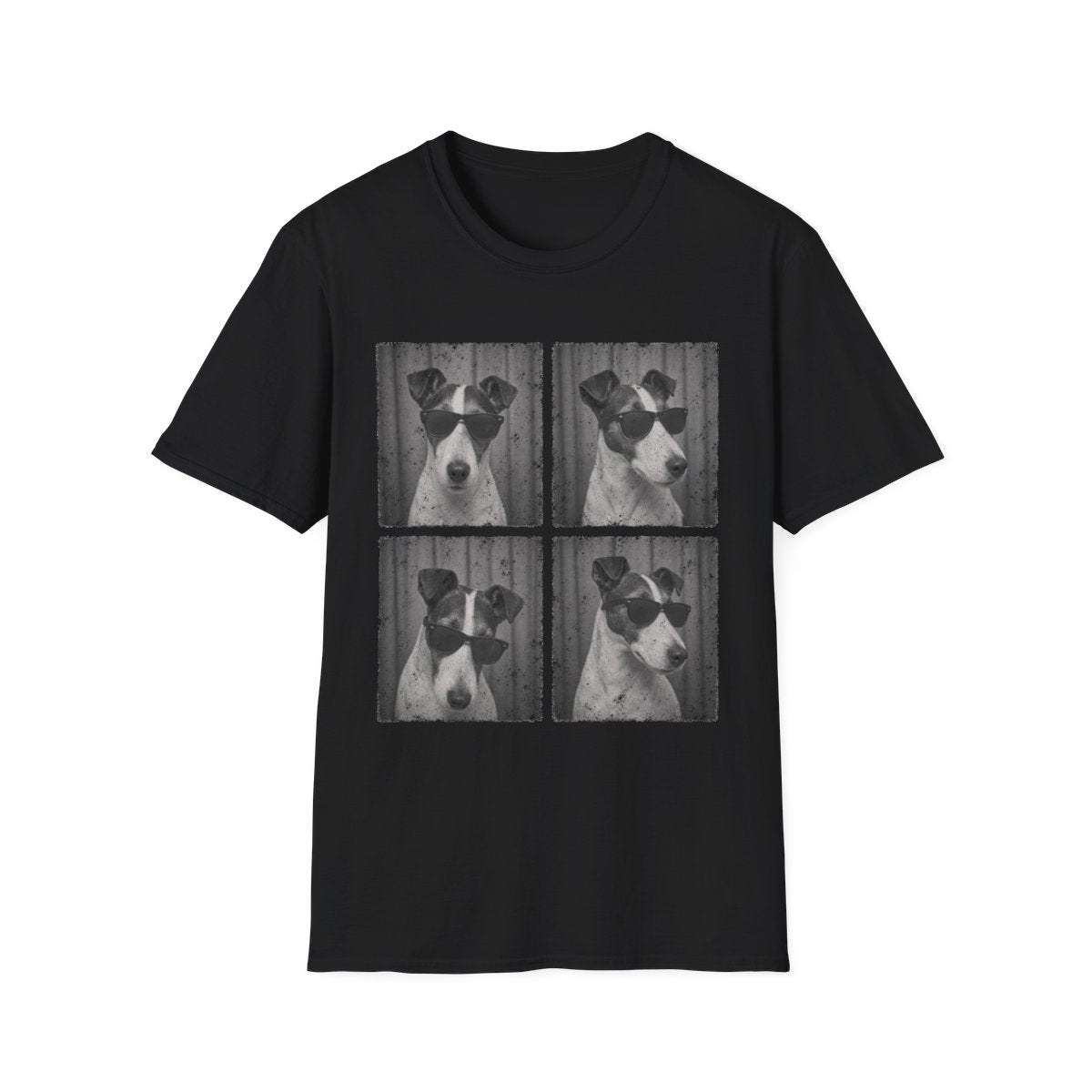 Smooth Fox Terrier Photo Booth Tee - Black