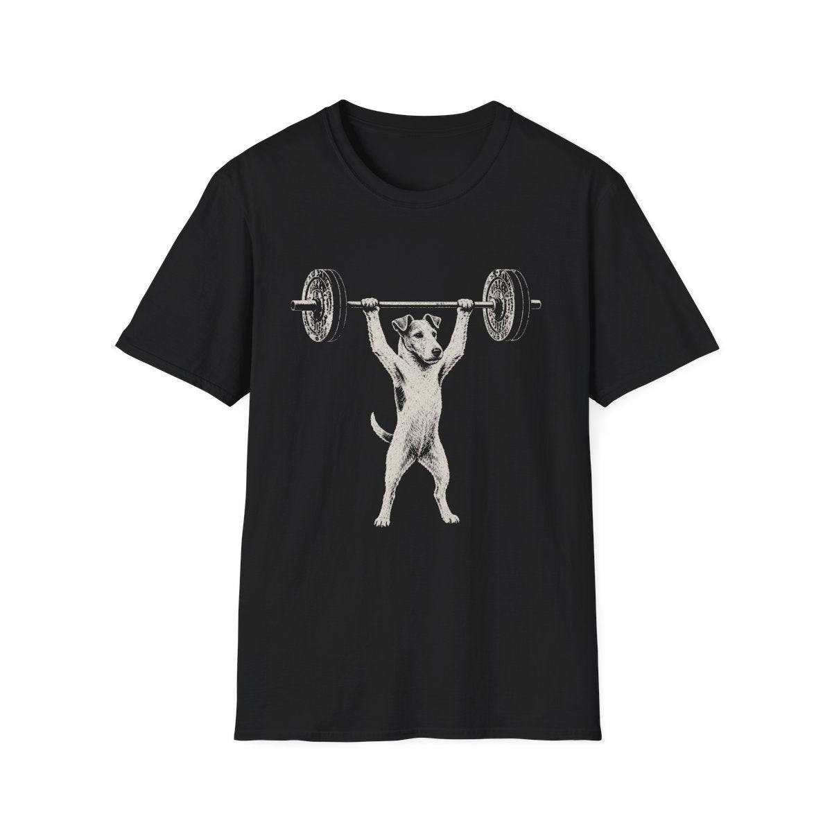 Smooth Fox Terrier Powerlifting Tee - Black