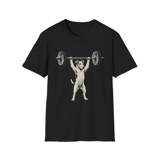 Smooth Fox Terrier Powerlifting Tee - Black