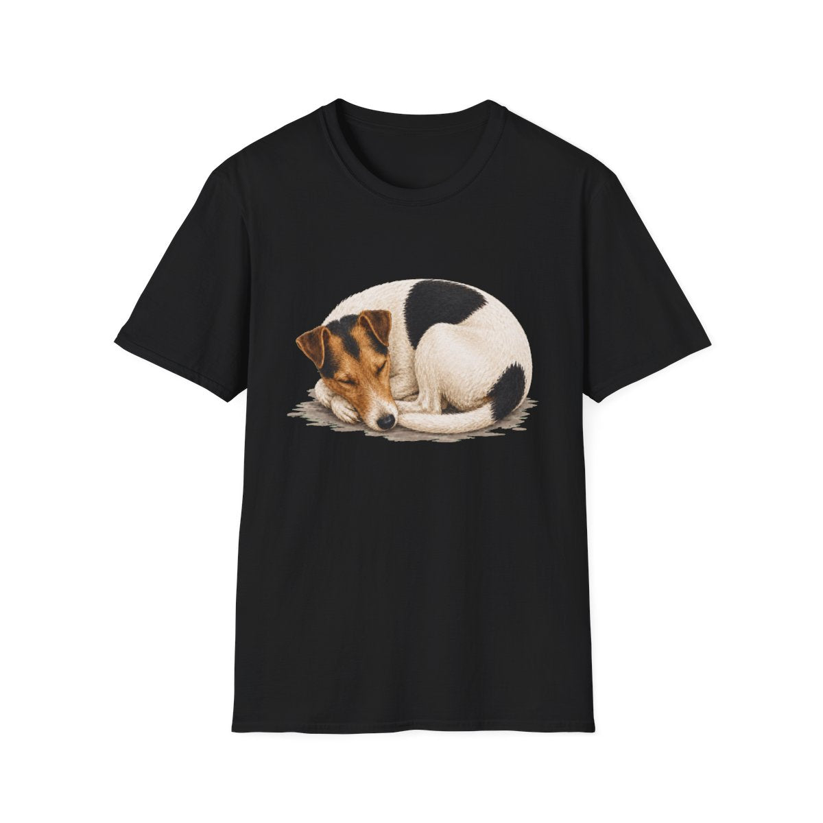 Smooth Fox Terrier Rest At Last Tee - Black