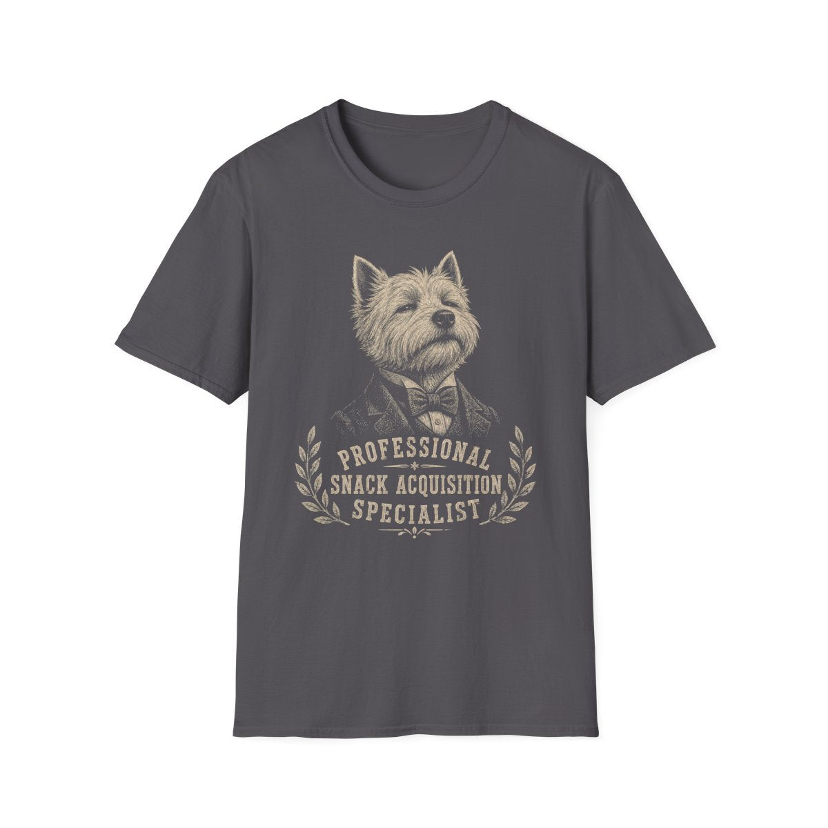 Snack Specialist Westie Tee - Charcoal