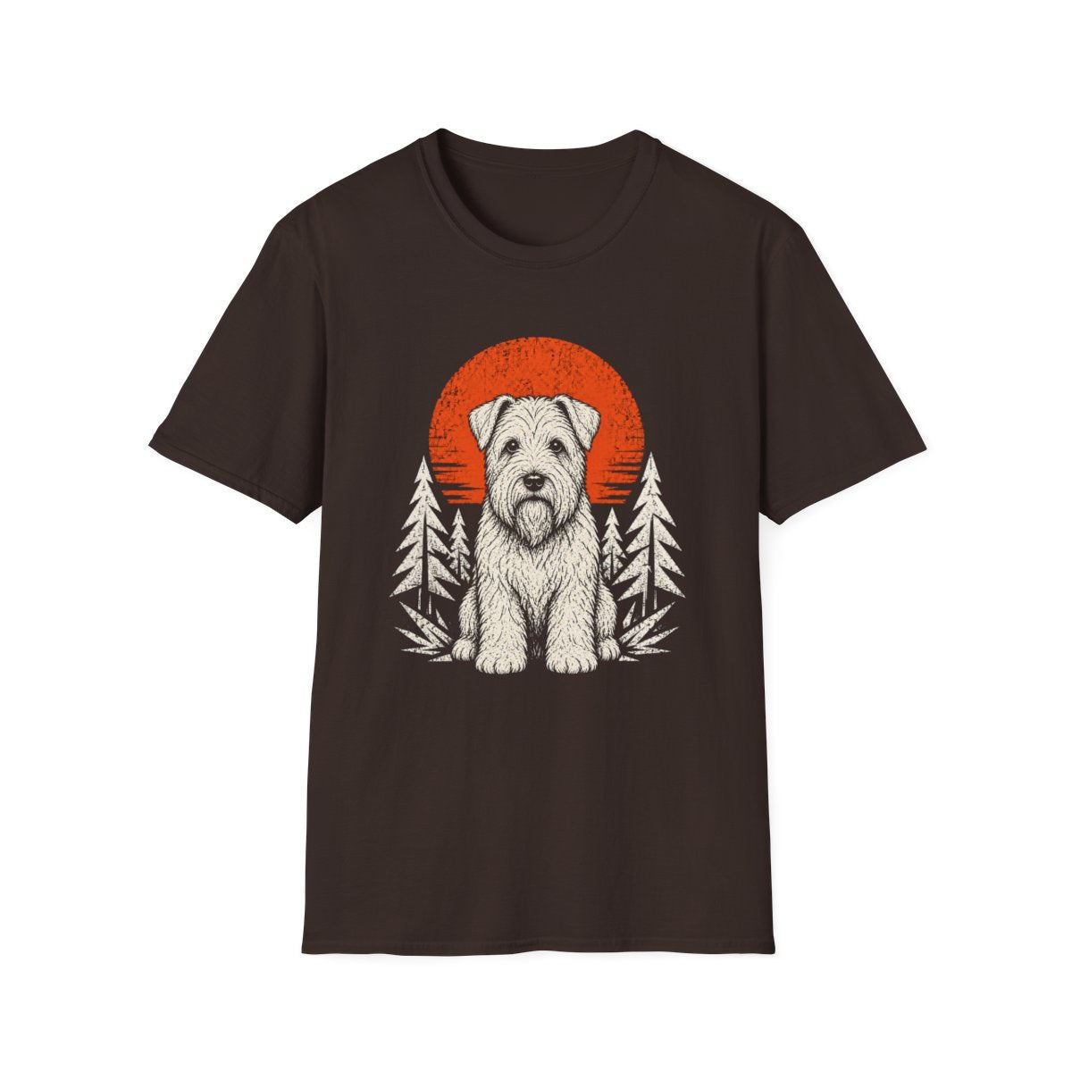 Soft Coated Wheaten Terrier Adventure Club Tee - Dark Chocolate