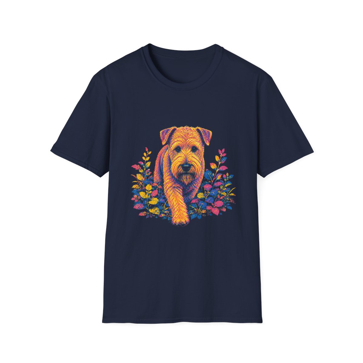 Soft Coated Wheaten Terrier Bold Spirit Tee - Navy