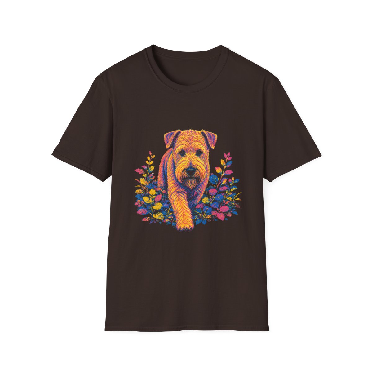 Soft Coated Wheaten Terrier Bold Spirit Tee - Dark Chocolate