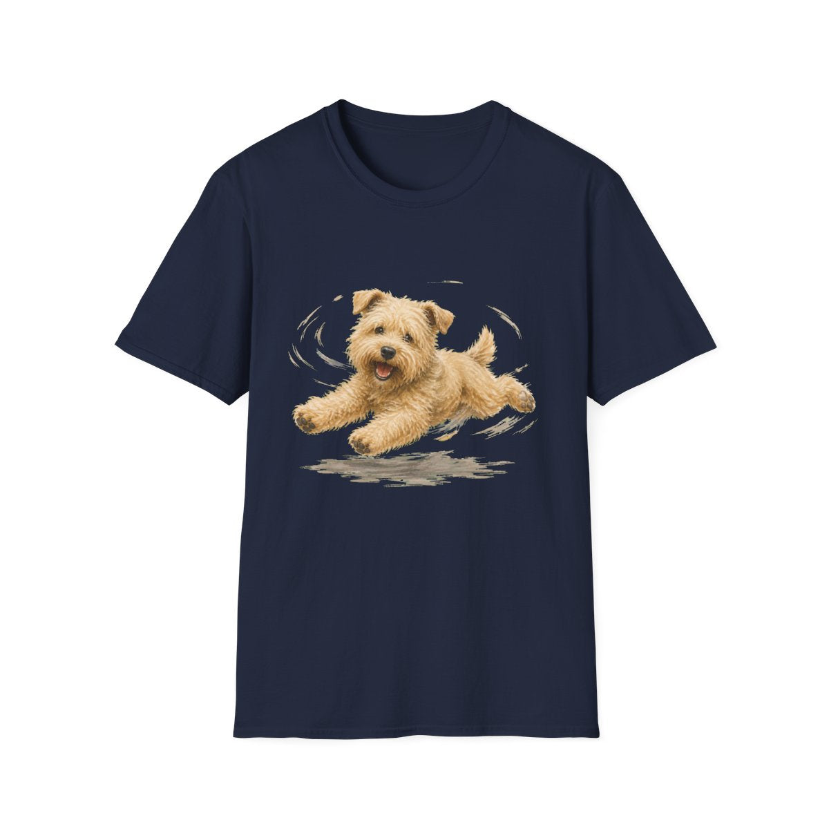 Soft Coated Wheaten Terrier Certified Zoomies Champion Tee - Navy
