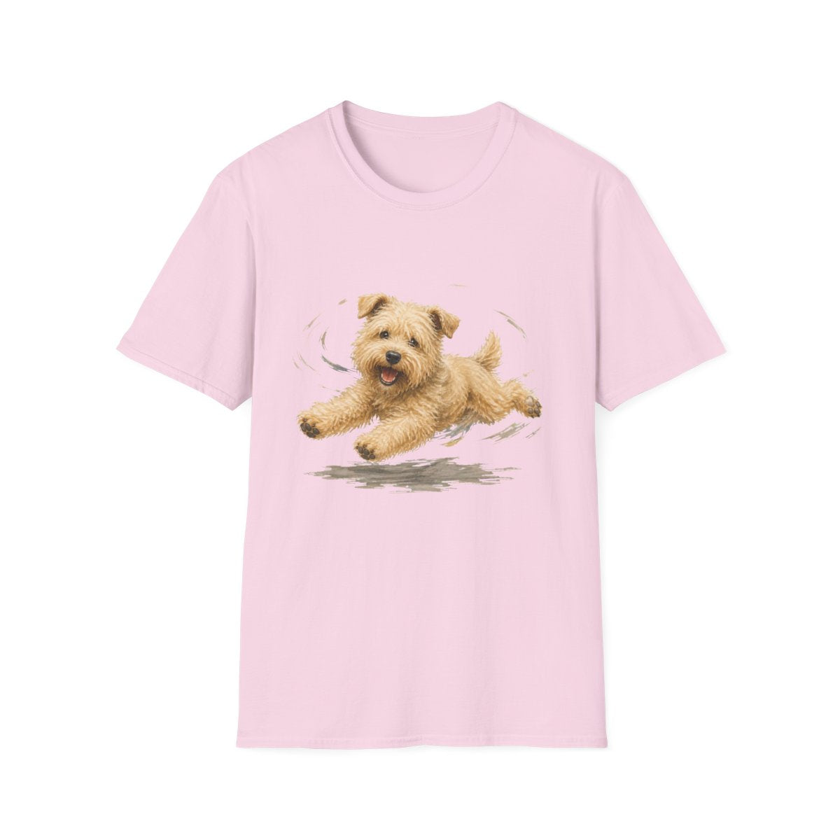 Soft Coated Wheaten Terrier Certified Zoomies Champion Tee - Light Pink