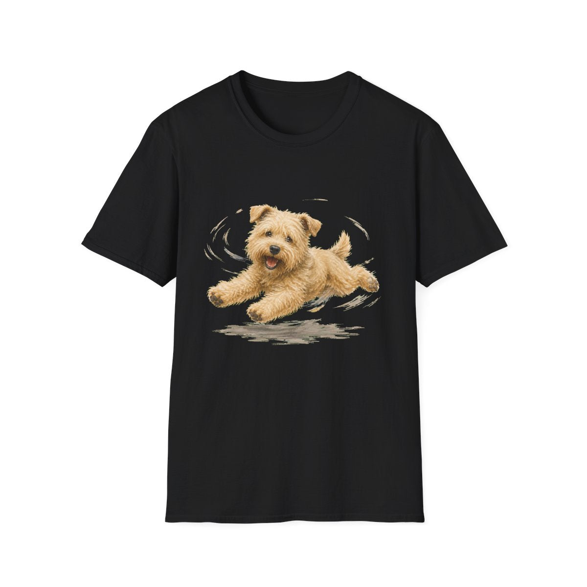 Soft Coated Wheaten Terrier Certified Zoomies Champion Tee - Black