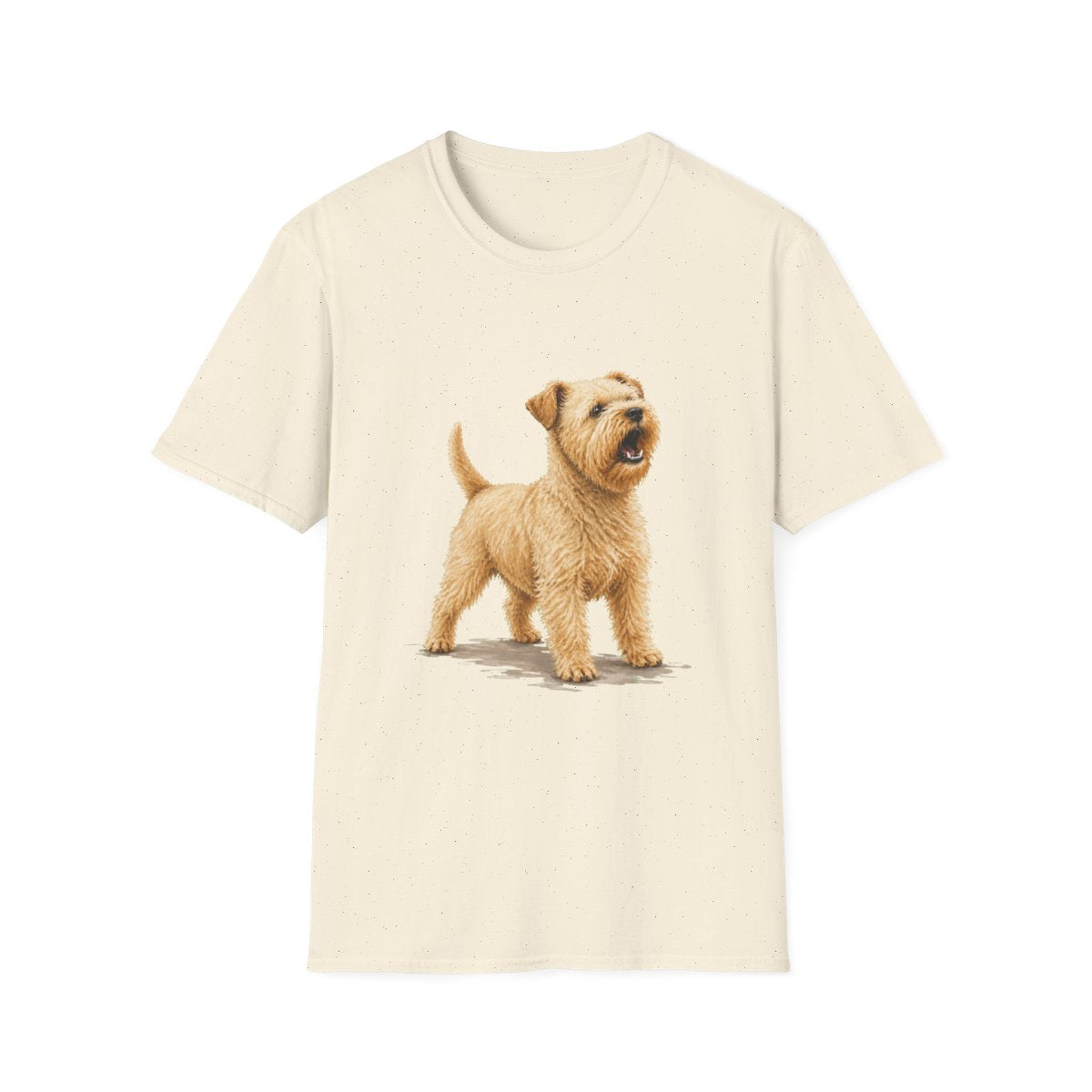 Soft Coated Wheaten Terrier Head Of Security Tee - Natural