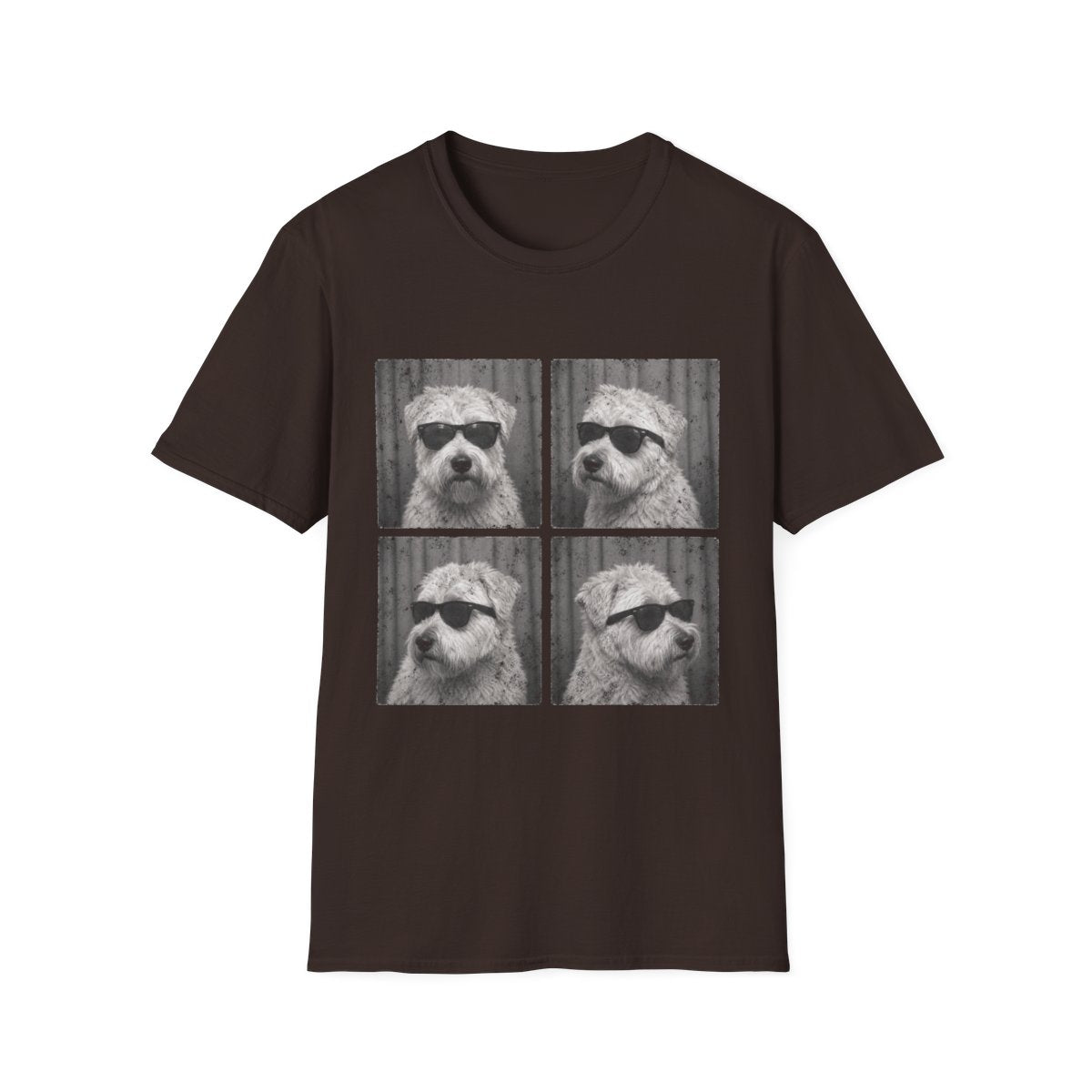 Soft Coated Wheaten Terrier Photo Booth Tee - Dark Chocolate
