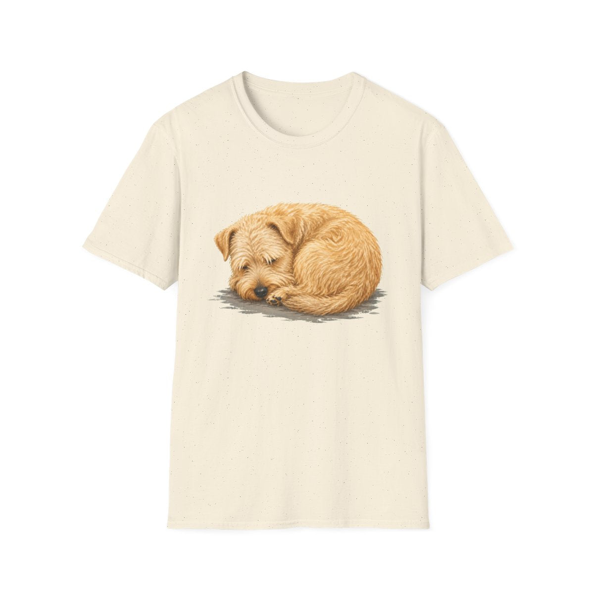 Soft Coated Wheaten Terrier Rest At Last Tee - Natural