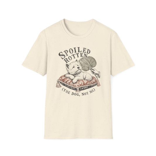 Spoiled Rotten Westie Tee - Natural
