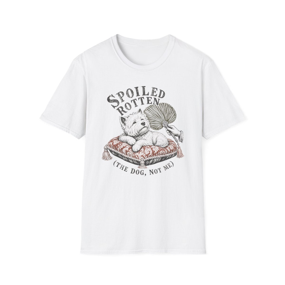 Spoiled Rotten Westie Tee - White