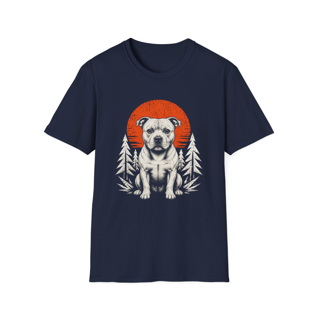 Staffordshire Bull Terrier Adventure Club Tee - Navy