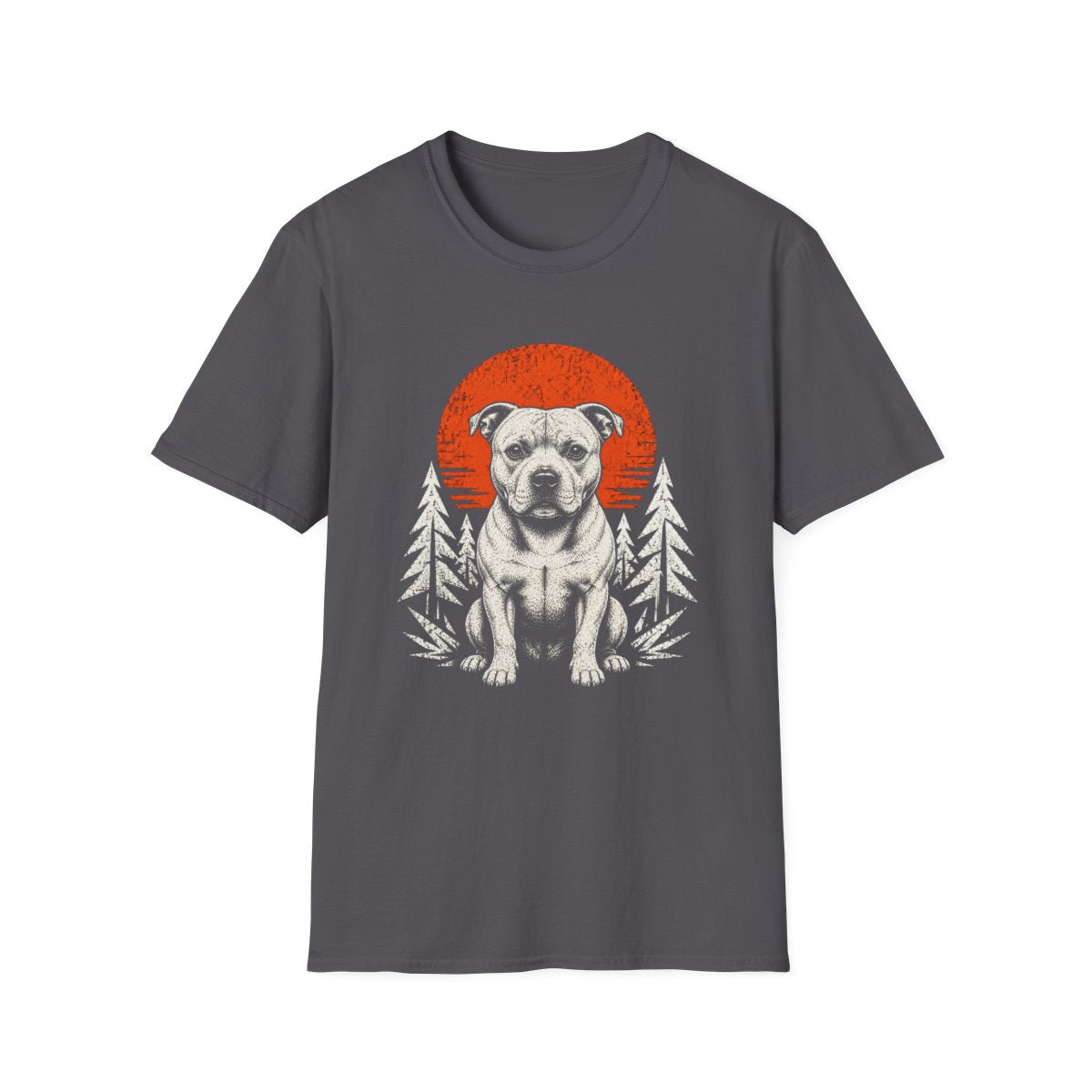 Staffordshire Bull Terrier Adventure Club Tee - Charcoal
