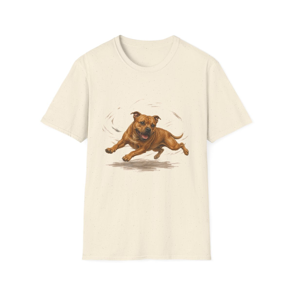 Staffordshire Bull Terrier Certified Zoomies Champion Tee - Natural