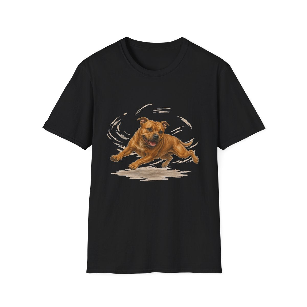 Staffordshire Bull Terrier Certified Zoomies Champion Tee - Black