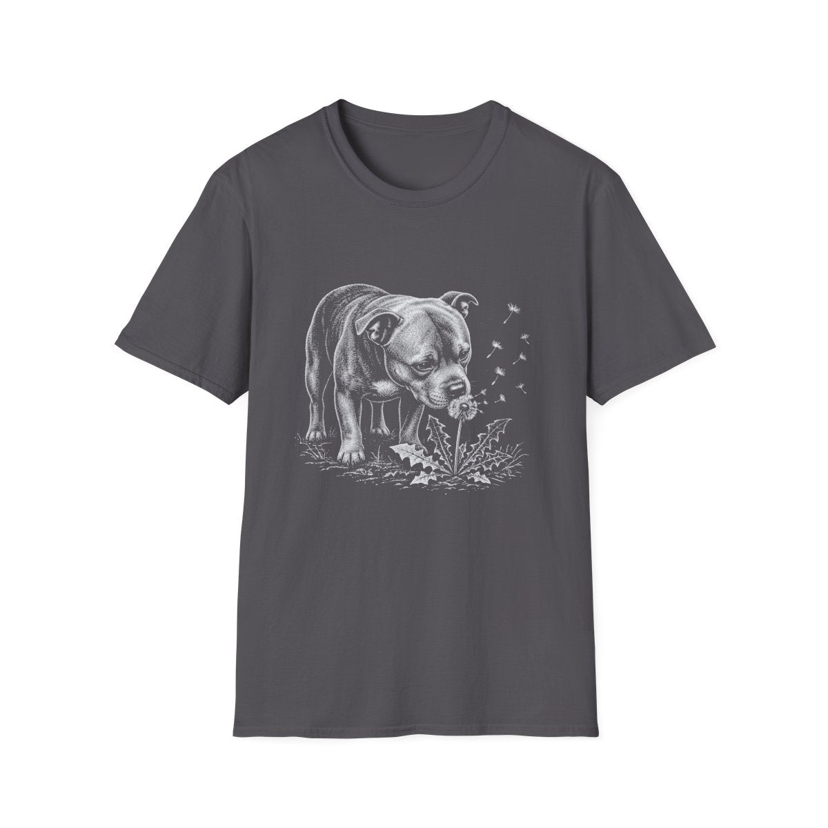 Staffordshire Bull Terrier Make A Wish Tee - Charcoal