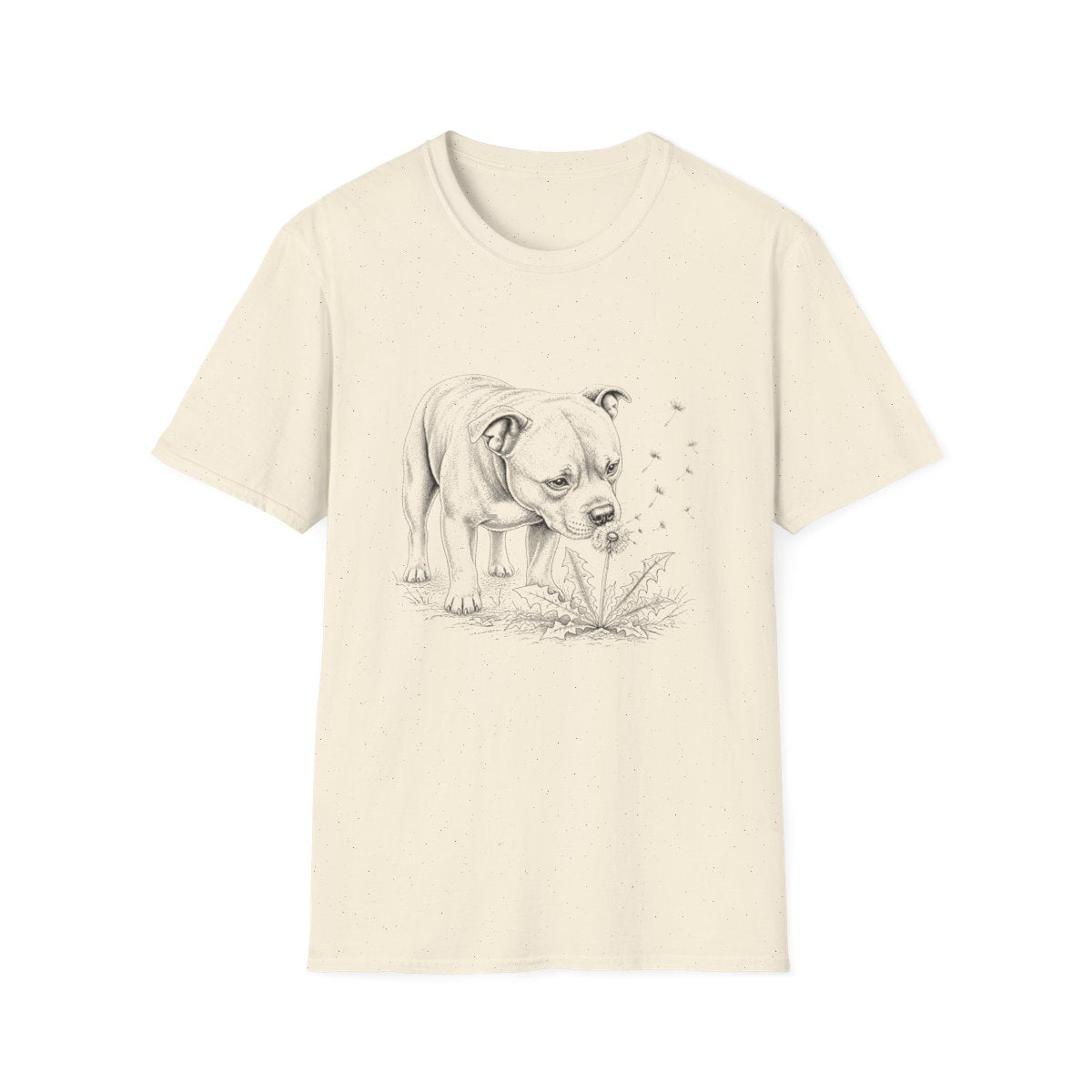 Staffordshire Bull Terrier Make A Wish Tee - Natural