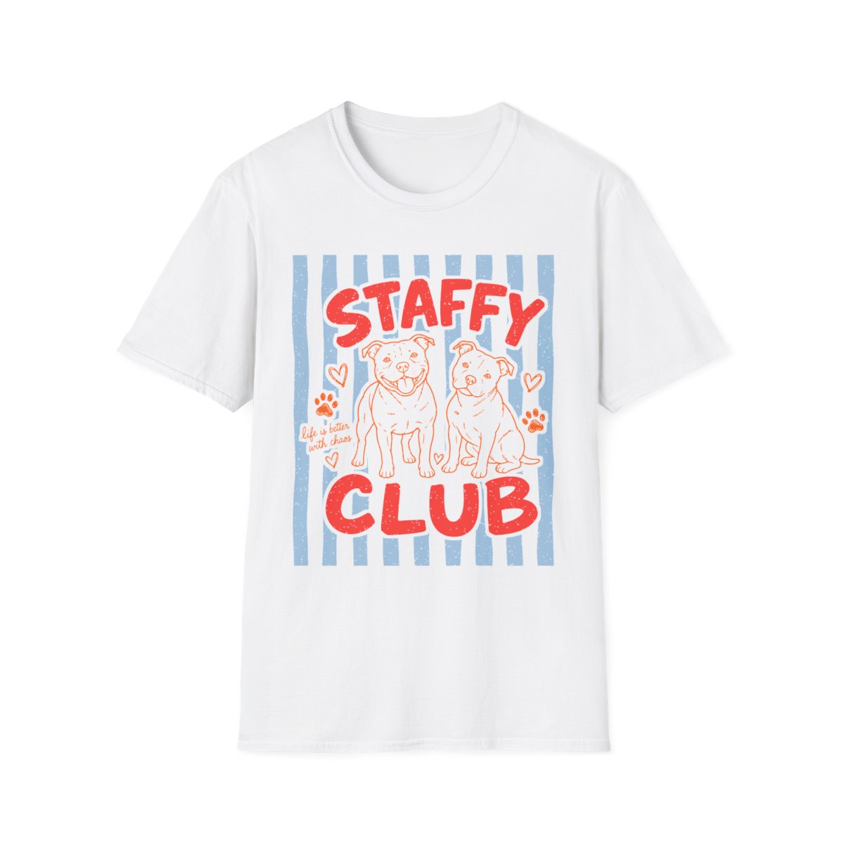 Staffy Club Tee - White