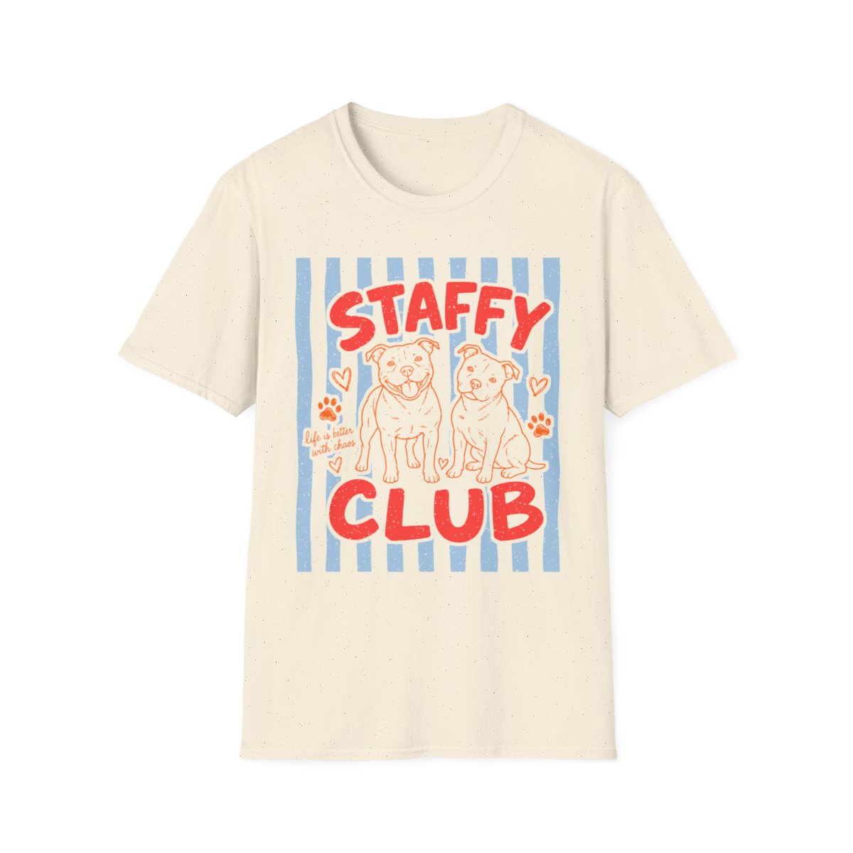 Staffy Club Tee - Natural