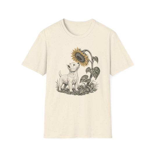 Sunflower Westie Tee - Natural